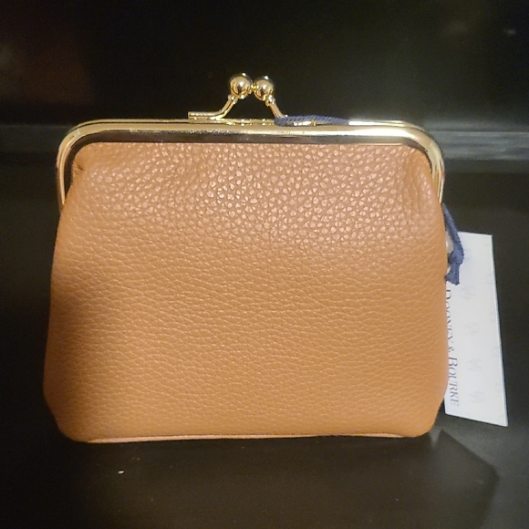 Dooney & Bourke Brown Leather Coin Purse - Picture 2 of 4